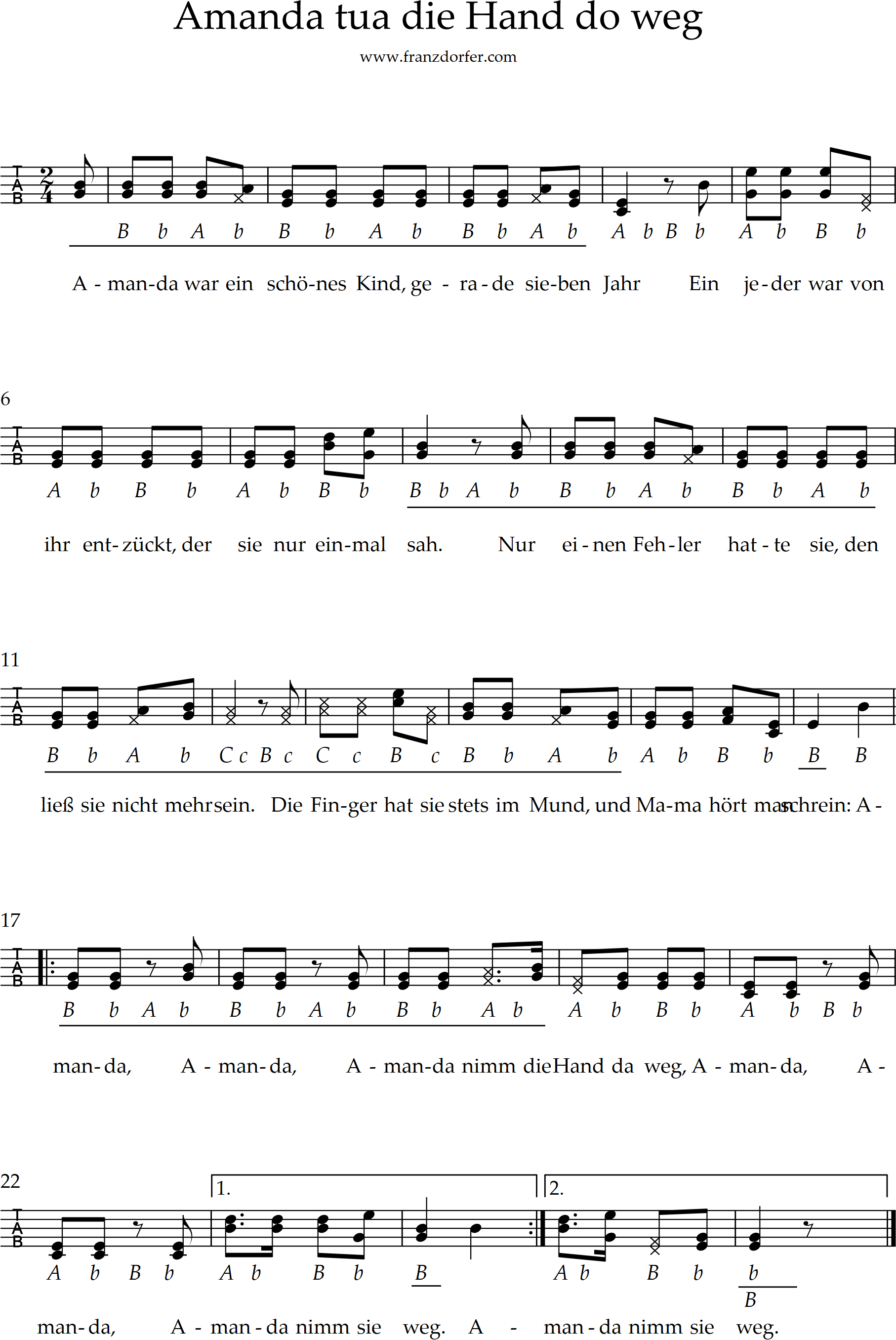 ziachnoten, quetschn, steirische lernen, amanda tua diehand griffschrift, amanda tua die hand do weg